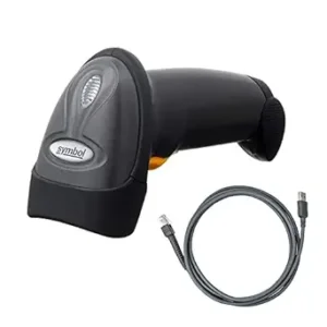 Detailed review of Symbol LS2208 handheld laser barcode scanner for office efficiency