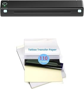 41nfWmvtJL._AC_SY300_SX300_ Phomemo M08F Review Wireless Tattoo Printer with Free Transfer Paper for Artists