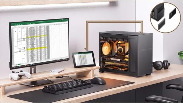 Jonsbo D31 Mesh Black Micro ATX PC Case Review with Screen and RTX 4090 Support