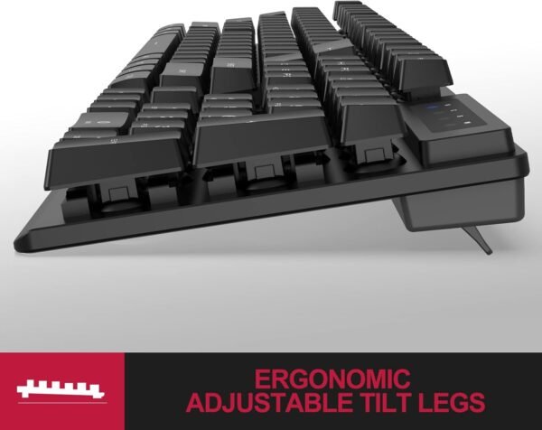 61Dm2o9lEeL._AC_SL1500_ NPET K10 Wired Gaming Keyboard Review Full-Size Durable Design with Multimedia Keys