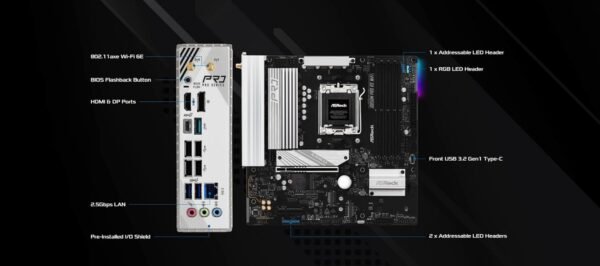 ASRock B850M Pro RS WiFi 6E Motherboard Review for AMD Ryzen Builders