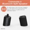 71T83xKTQ6L._AC_SL1500_ Review of KOVE Commuter 2 Portable Bluetooth Speaker with Deep Bass and Water Resistance