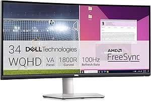 Dell S3423DWC Curved USB-C Monitor Review 34-Inch WQHD Display with Immersive Features