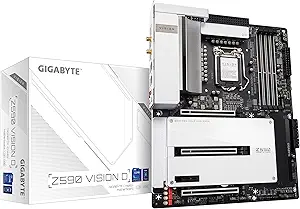 GIGABYTE Z590 Vision D motherboard review performance, features, and connectivity insights