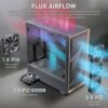 Antec FLUX Wood PC Case Review High-Airflow Design with 5 PWM Fans