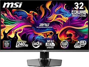 MSI MPG 322URX QD-OLED 32-inch Gaming Monitor Review 240Hz 4K Performance