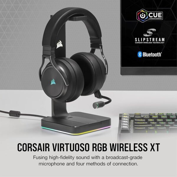 Corsair Virtuoso RGB Wireless XT Gaming Headset Review Dolby Atmos Comfort and Performance