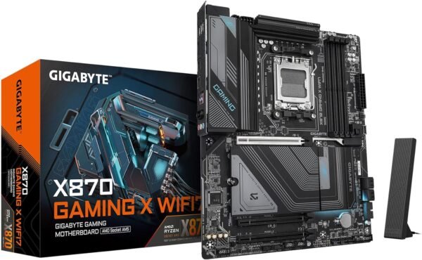 GIGABYTE X870 Gaming X WIFI7 Motherboard Review AMD AM5 DDR5 PCIe 5.0 USB4