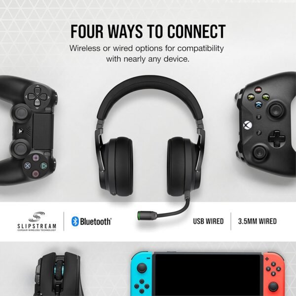 Corsair Virtuoso RGB Wireless XT Gaming Headset Review Dolby Atmos Comfort and Performance